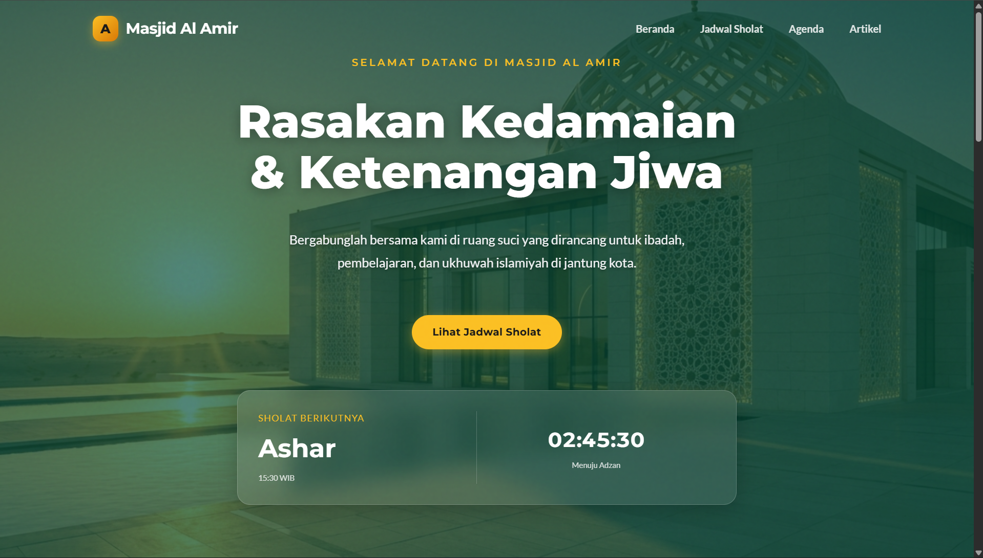 Web Masjid